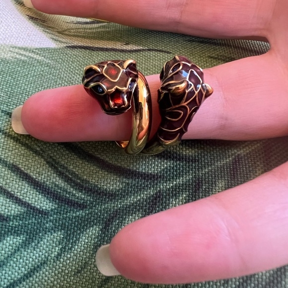 NIB Gucci tiger head motif  ring - Picture 4 of 11